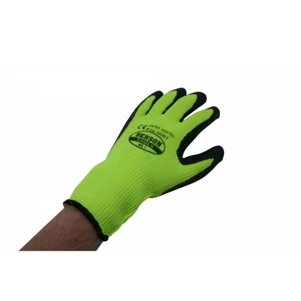 1 Paar Rigger Handschuhe Winter Latex beschichtet, (XL)